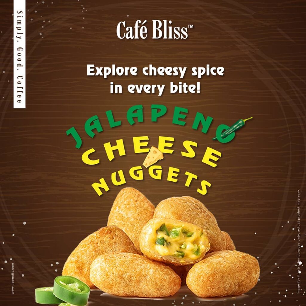 Jalapeno Cheese nuggets - cafe bliss
